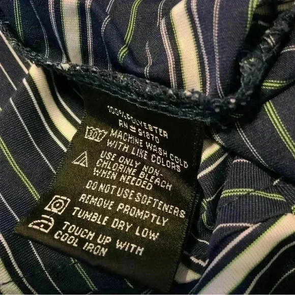 Lone Cypress Polo Shirt Men’s Size Medium Button Front Stripe Top - Picture 8 of 8